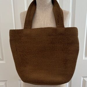 Eric JAVITS Classic Brown Knit water repellent fabrication (see photo)Tote Bag